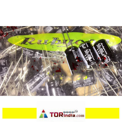 100uf 50V 8X11.5 YXF RUBICON, capacitor 50V100UF