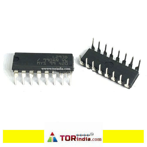 L293D DIP16 Dual Half Bridge Motor Driver IC 24V