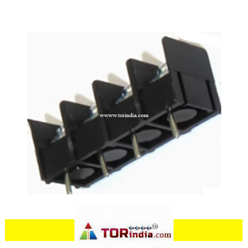 4pin 8.5mm terminal block black